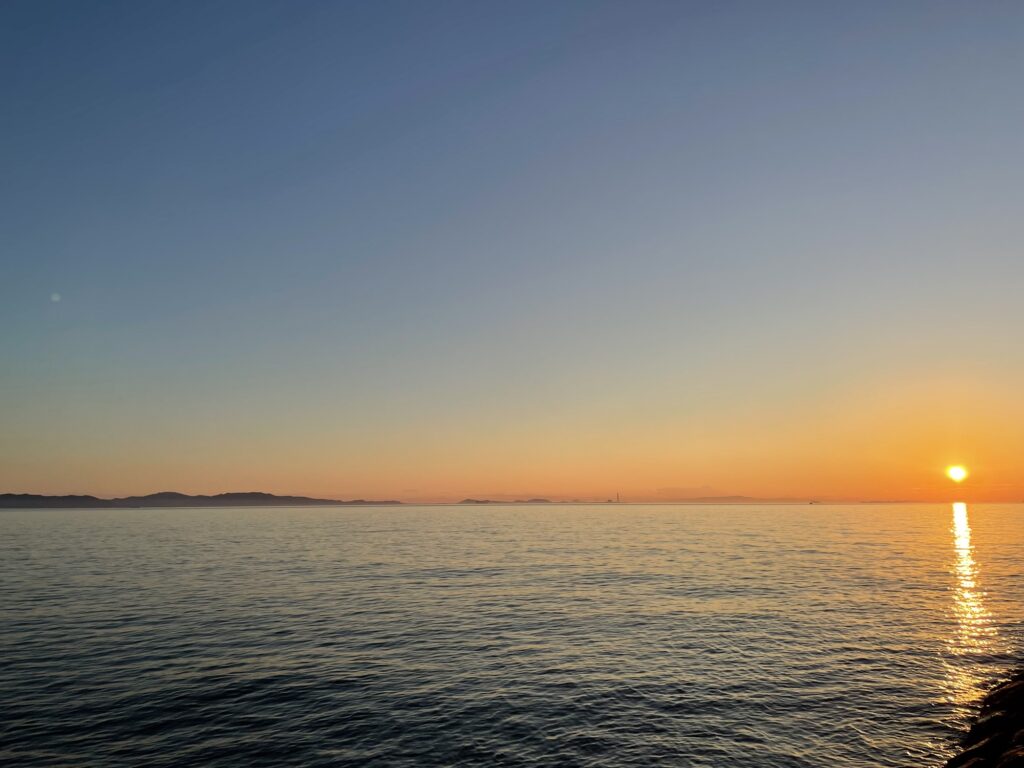 アタリなく迎えた夕まずめ