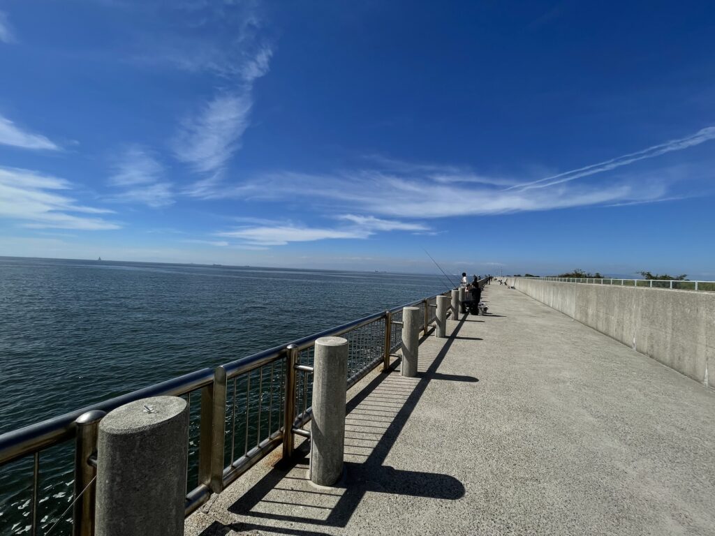 整備された釣り公園