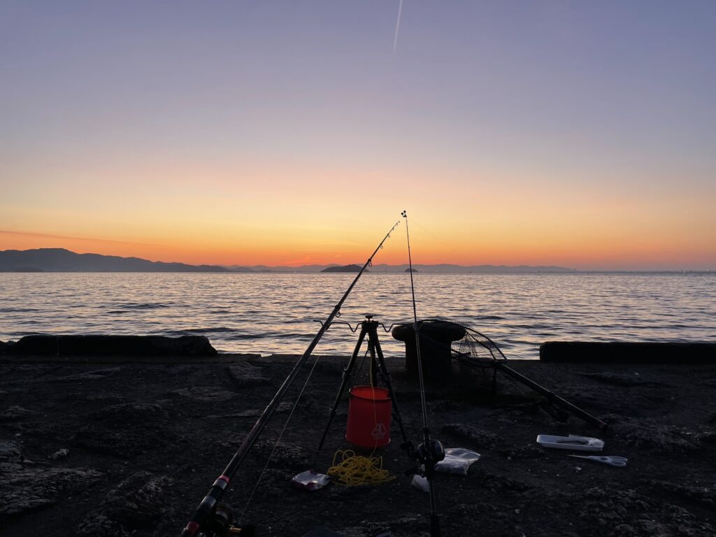 気付けば朝マズメ